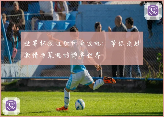 世界杯投注软件全攻略：带你走进激情与策略的博弈世界